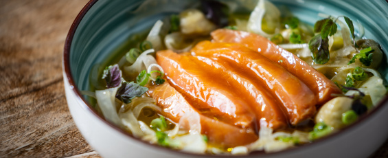 Marinated salmon  (GF, LF)   4.490