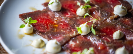 Beef carpaccio (GF, LFUR)  5.990